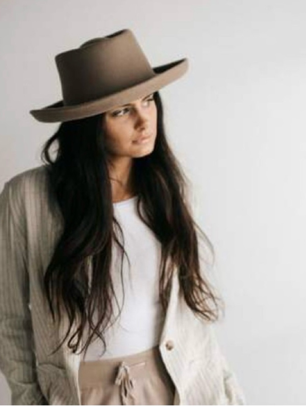 Gigi-Pip Taupe Ginger Hat S/M